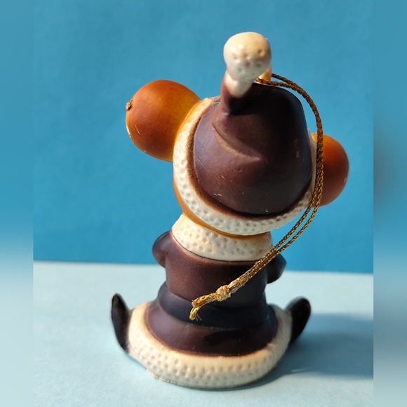 2/$20💙VINTAGE Mouse Christmas Tree Ornament Purple Santa Suit Plastic Mice - Picture 2 of 7